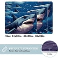 thumbnail image 2 of Shark Polyester Chair Rug Mat, Non-Slip and Machine Washable Area Rugs, 2 of 6