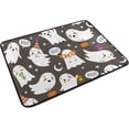 thumbnail image 2 of GZHJMY Halloween Ghost Door mat Non Slip Floor Door Rug, Soft Floor Mat for Kitchen Garden Bedroom Indoor Outdoor Entrance Home Holiday Decoration 23.6" x15.7", 2 of 7