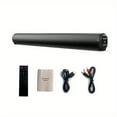 thumbnail image 1 of black 22 Inch Sound Bars For Tv Small Soundbar Surround Sound System Tv Sound Bar Speakers With Bluetooth Optical Aux Connection For Pc Gaming Projectors, 1 of 7