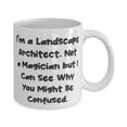 thumbnail image 2 of I'm a Landscape Architect. Not a Magician but I Can. 15oz Mug, Landscape Architect Present From Boss, Gag Cup For Coworkers, Unique landscape architect gifts, Gifts for landscape architects,, 2 of 2