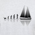 thumbnail image 3 of CafePress - Sailing Evolution Light T Shirt - Men's Classic Graphic T-Shirt, 3 of 4