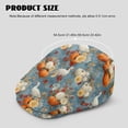 thumbnail image 4 of Chririnla Thanksgiving All-Match Newsboy Hat Featuring Pumpkin Goose, Wrinkle-Resistant Adjustable Soft Polyester Cap for Autumn Street Outdoor, 4 of 4