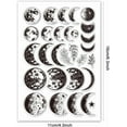 thumbnail image 2 of Moon Phase Clear Stamp Lunar Silicone Stamp Star Rubber Stamp Moonligth Transparent Stamp Leaf Seal Stamp, 2 of 7