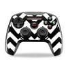 Skin Decal Wrap Compatible With SteelSeries Nimbus Controller Black Chevron