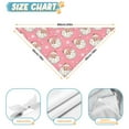 thumbnail image 6 of Dog Bandana 1 Pack,Pink Christmas Santa Pattern Bandanas for Dogs,Cat Bandana,Small/ Large Dog Bandana 2 Size,Dog Bandanas Girl Boy, 6 of 6