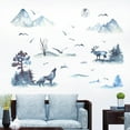 thumbnail image 3 of Ruiboury Nordic Style Wall Sticker Exquisite Hotel Indoor Scene Layout Printed Decals Television Background Self-adhesive Decal Prop, 3 of 6