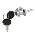 thumbnail image 4 of 5/8" Cylinder Diameter Cabinet Drawer Plunger Lock w Key, Keyed Different, 4 of 5