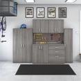 thumbnail image 1 of Pemberly Row 6 Piece Modular Garage Storage Set With Cabinets in Platinum Gray, 1 of 8