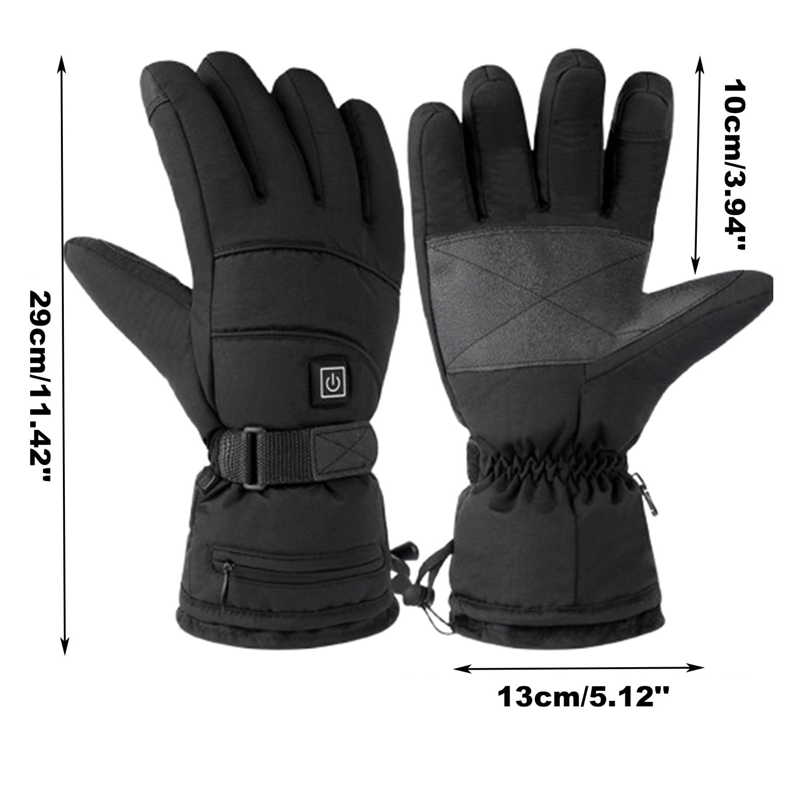 breaise Heated Gloves 3 Temperature Settings Electric Heat Gloves for Men Women for Sports Outdoor Skiing Climbing Hiking Winter Handwarmer
