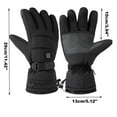 thumbnail image 3 of Cadancy Heated Gloves for Men Women Rechargeable Battery Powered Touchscreen Waterproof Insulated Ski Glove Thermal Electric Hand Warmers for Winter Outdoor Sports Hiking Cycling Climbing, 3 of 9