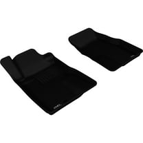3D MAXpider Custom Fit Kagu Floor Mat (Black) for 2005-2009 Ford Mustang - 1ST Row