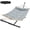 Gray, variant on Modern Hammock with Stand for Outside Portable, Camping Hammock with Stable Anti-Tipping Structure, Hand-Woven Durable Ropes, Rope Hammock for Backyards, Beaches, Poolsides, Parks, Campsites, Navy Bl