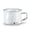 White, variant on 2.5 in. Enamel Look Cappuccino Mug, Dark Yellow