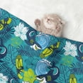 thumbnail image 2 of Naloa Shark And Leaves Dog Blanket, 3 Sizes Cat Blanket for Indoor Cats Large Medium Small Dog Gifts-Medium, 2 of 8