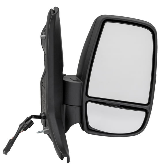 MIRROR Compatible For 2018-2019 Ford Transit-150 Transit-250 Right Passenger Power Glass Textured Black