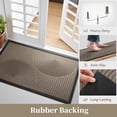 thumbnail image 5 of SIXHOME Outdoor Mat 35"x59" Non Slip Front Door Mat Outside Absorbent Rubber Welcome Mat Low Profile Dirt Trapper Indoor Outdoor Doormat Boho Arch Door Mat Outside Thick Entryway Rug Beige, 5 of 7