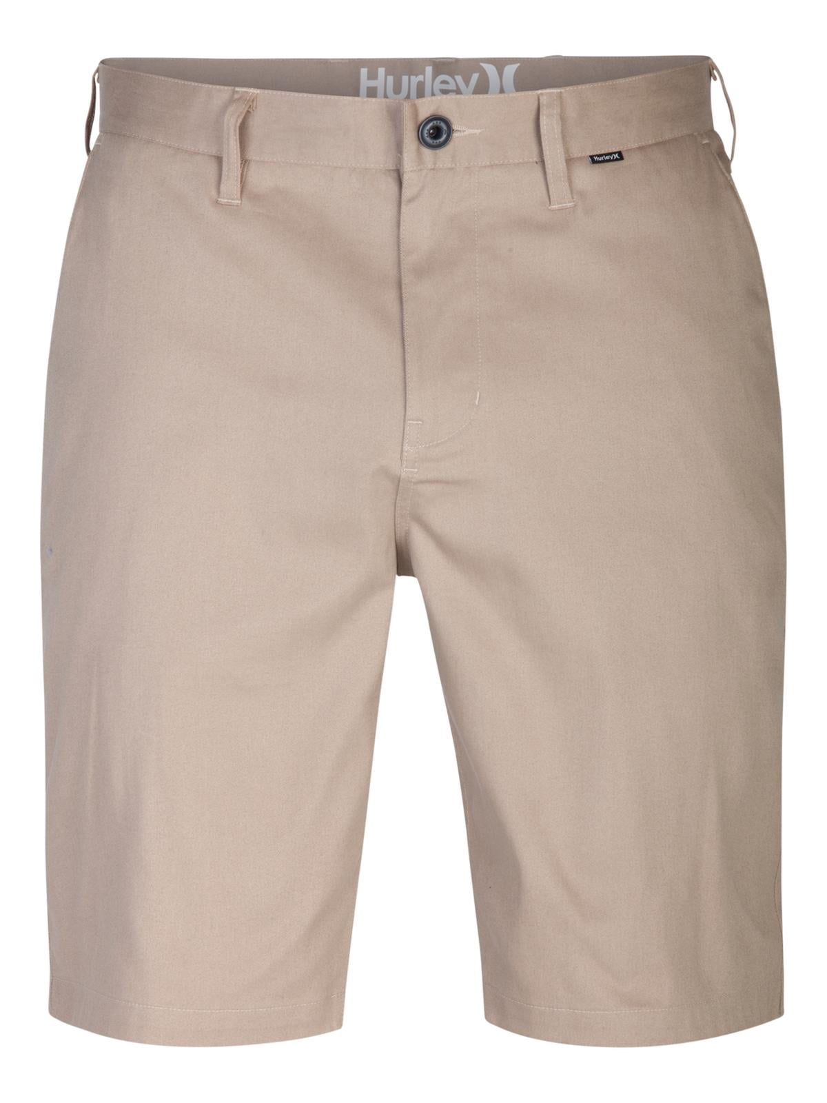 Hurley Mens Breathable Flat Front Khaki 