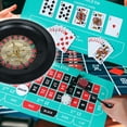 thumbnail image 3 of Fugocen Party Roulette Wheel Game Set with 200 chips, Hold’em Poker, and Rake, 3 of 7
