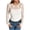 White, variant on Women Mesh Lace Long Sleeve Slim Top, Crew Neck Sheer See Through Blouse Sexy Club Party Date Night Fall Going Out Bodysuit Tee