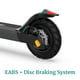 thumbnail image 5 of GOTRAX Scooter Eléctrico para Adultos XR Elite MAX: Neumáticos de 10 ", Alcance Máximo de 20 Millas, Velocidad de 15.5 Mph con Motor de 350 Vatios, Scooter Eléctrico Plegable para Adultos, Gris, 5 of 11