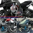 thumbnail image 4 of fastboy Durable And Stylish Motorcycle 22MM-25mm Bumper Crash Bar Protector Makes Statement Easy To Install blue 1Set, 4 of 6
