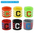 thumbnail image 3 of Captain Armband Adjustable Elastic Soccer Captain's Arm Band, Multicolor, 6 Pack, 3 of 6