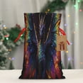 thumbnail image 5 of Pofeuu Rainbow Wings Majestic Dragon Print Burlap Bags with Drawstrings Drawstring Gift Bags Pouch Bag for Thankgiving Birthday Party Gift Wrapping Treats and Party Favors-Small, 5 of 9
