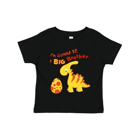 

Inktastic I m Gonna Be a Big Brother-dino Gift Toddler Boy Girl T-Shirt
