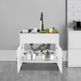 thumbnail image 6 of Laundry Sink Cabinet with Stainless Steel Sink and Pull-Down Faucet,Utility Sink Large Utility Sink Cabinet for Laundry/Utility Room, 6 of 8
