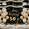 thumbnail image 6 of MGEZCOO Lightweight Adult 50th Birthday Decorations Banner, Oxford Nylon, 71", 6 of 6