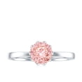 thumbnail image 5 of Rosec Jewels IGI Certified Lab Grown Pink Diamond Solitaire Engagement Ring - 1 Carat - Fancy Pink Color and VS1 Clarity - Gift for Special Occasions, 14K White Gold, US 13.00, 5 of 9