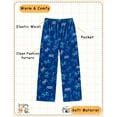 thumbnail image 7 of Aideaone 3-Pack Boys Pajama Pants Kids Soft Sleepwear Printed Plaid Pj Bottoms with Pockets for Boys (7-14), 7 of 7