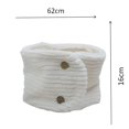 thumbnail image 2 of Holiday Gifts! Titcea Neck Gaiter Women Buttons Thick Solid Color Wind Protection Fleece Winter Neck Warmer Thick Scarf for Women, 2 of 3