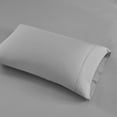 thumbnail image 3 of Beautyrest 4-Piece 1000 Thread Count Grey HeiQ Smart Temperature Cotton Blend Sheet Set, Full, 3 of 9