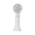 thumbnail image 3 of Ventilador de refrigeración Personal, ventilador de mano recargable por USB con Base, ventilador de escritorio pequeño Personal de 3 velocidades para maquillaje de mujer en interiores,, 3 of 8