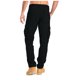 thumbnail image 4 of Pantalones largos para hombre, informales, lisos, con botones, con cremallera, múltiples bolsillos, para exteriores, rectos, para Fitness, pantalones Cargo, pantalones Odeerbi ODB-2, 4 of 9
