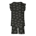thumbnail image 5 of Nskgu Girls Summer Outfits Cute T-Shirt and Shorts Set with Side Pockets Two Piece Shorts Set Sleeveless Tank Tops Sets 3-14 Years, 5 of 8