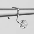 thumbnail image 1 of Mainstays Crystal Ball Metal Shower Curtain Hooks, Chrome, 1 of 5