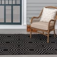 thumbnail image 1 of Tropiana Black and White Woven Area Rug, 1 of 7