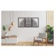 thumbnail image 2 of Pintura decorativa de madera MDF con forma de mandal, paquete de 3, 2 of 3