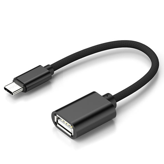USB-C to USB Female Adapter 5"inch OTG Adapter type-c Android universal USB3.0 mobile phone data cable converter