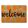 thumbnail image 3 of Halloween Doormat Blanket Welcome Home Front Door Decorations Halloween Decor Door Mat Anti-Slip Bottom Indoor Outdoor Carpet, 3 of 6