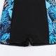thumbnail image 5 of Trajes de Baño de Cintura Alta para las Mujeres Impresas Esquina Plana 3 Piezas, Cremallera de Manga Larga Y Pantalones Cortos para Deportes Acuáticos Y Playa, 5 of 9