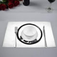 thumbnail image 3 of MKHERT Lotus Flowers in Enso Zen Circle Oriental Ink Painting Placemats Table Mats for Dining Room Kitchen Table Decoration 12x18 inch,Set of 4, 3 of 4
