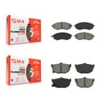 thumbnail image 1 of SIM Front Rear Semi-Metallic Brake Pads Kit for Car Hyundai Elantra Tiburon KSM-100302, 1 of 8
