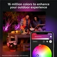 thumbnail image 6 of Philips Hue White Ambiance Lily Outdoor Spot Light Extension, 6 of 15