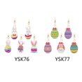 thumbnail image 4 of Cuadros Decorativos Kit de llaveros de Pascua con forma especial completa de bricolaje con pintura de diamante de 14 piezas JShteea Nuevos Originales, 4 of 8
