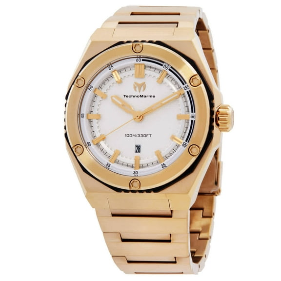 Technomarine Coral Quartz Silver Dial Men's Watch TM-416077