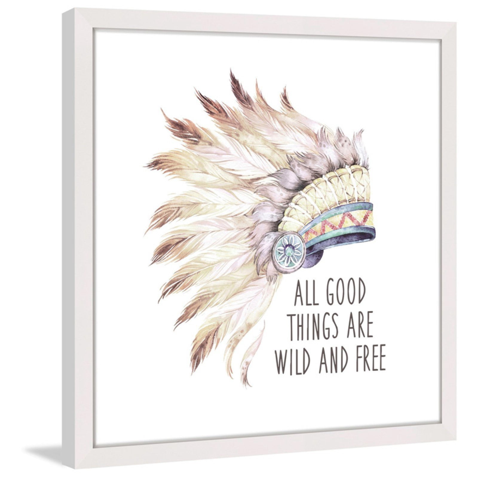 "Wild and Free" Framed Painting Print