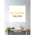 thumbnail image 2 of Yucatan Design Poster Wall Art, Modern Wall Decor, 24x24 UNFRAMED, 2 of 3